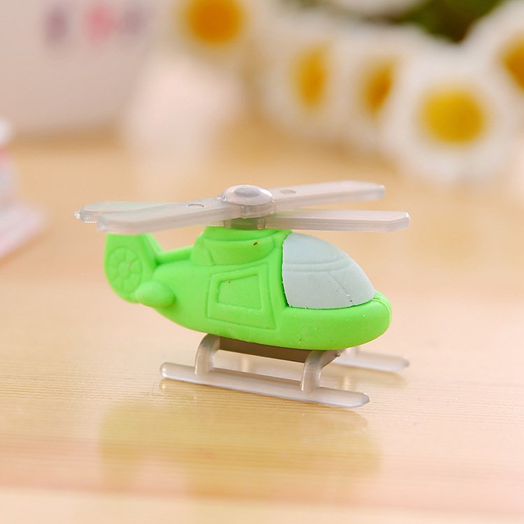 Christmas Gift School Prize Student Exam Painting Eraser Airplane Design Eraser 763