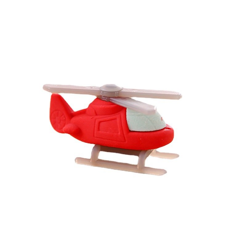 Christmas Gift School Prize Student Exam Painting Eraser Airplane Design Eraser 763