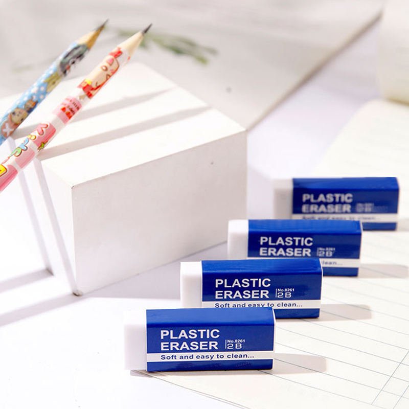 Wholesale White Soft Manufacturer Rubber Kids Children'S Rubber Pencil Eraser