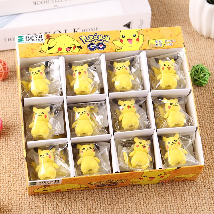 Children's learning stationery manufacturers direct sales new creative 3D cute eraser cartoon Cute eraser