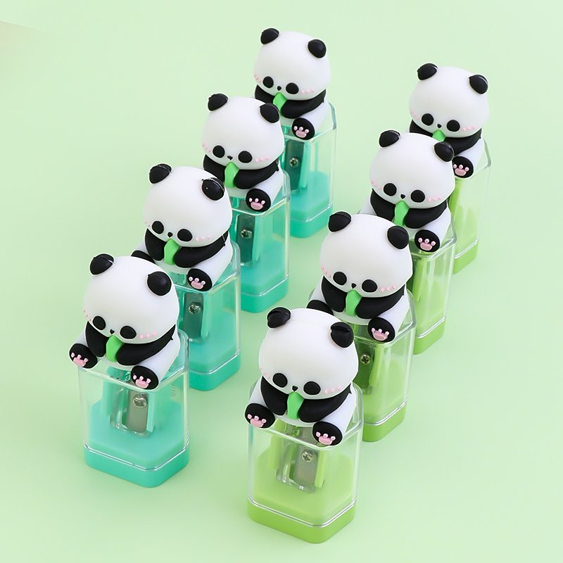 pencil sharpener cartoon panda student children's exquisite small gift school stationery supplies