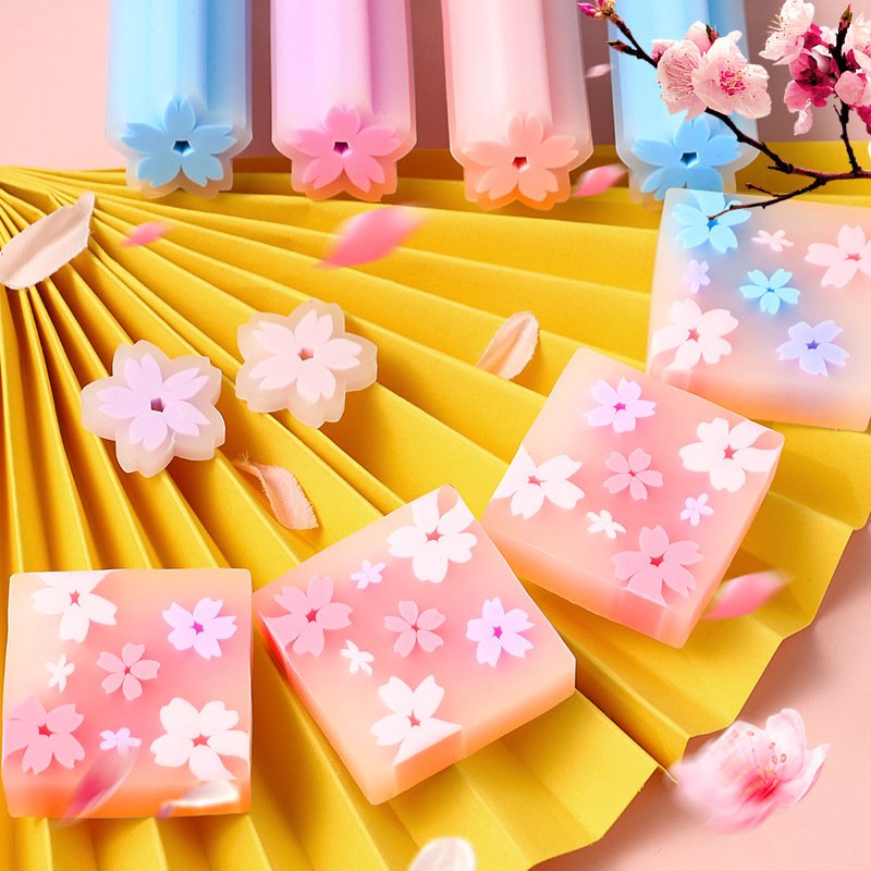School Stationery Supplies Sakura Eraser Jelly Elephant Skin Student 4b Eraser Children's Starting Season Gift