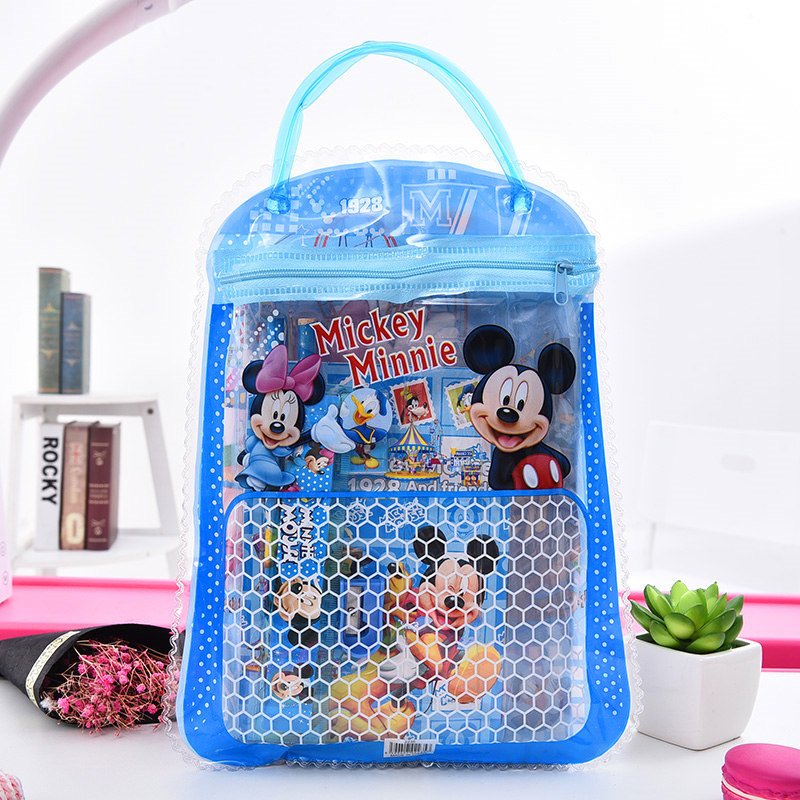Children's Gifts School Supplies Pencil Eraser Ruler 7 pcs setHandbags Stationery Set Gift Boxes