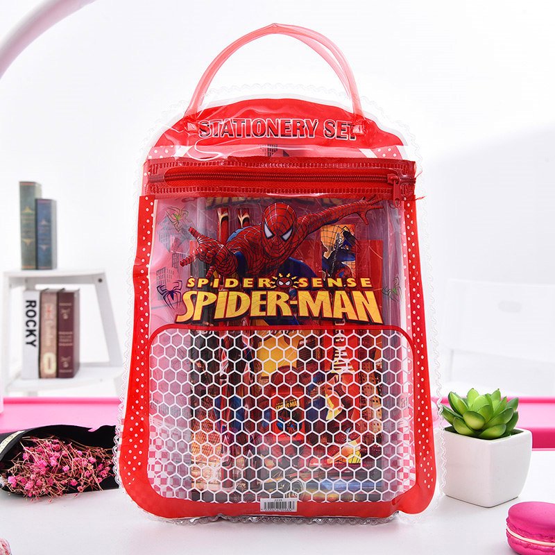 Children's Gifts School Supplies Pencil Eraser Ruler 7 pcs setHandbags Stationery Set Gift Boxes