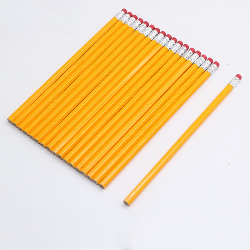 Promotional Gift HB Pencil With Eraser Wood Office School Kids Pencil