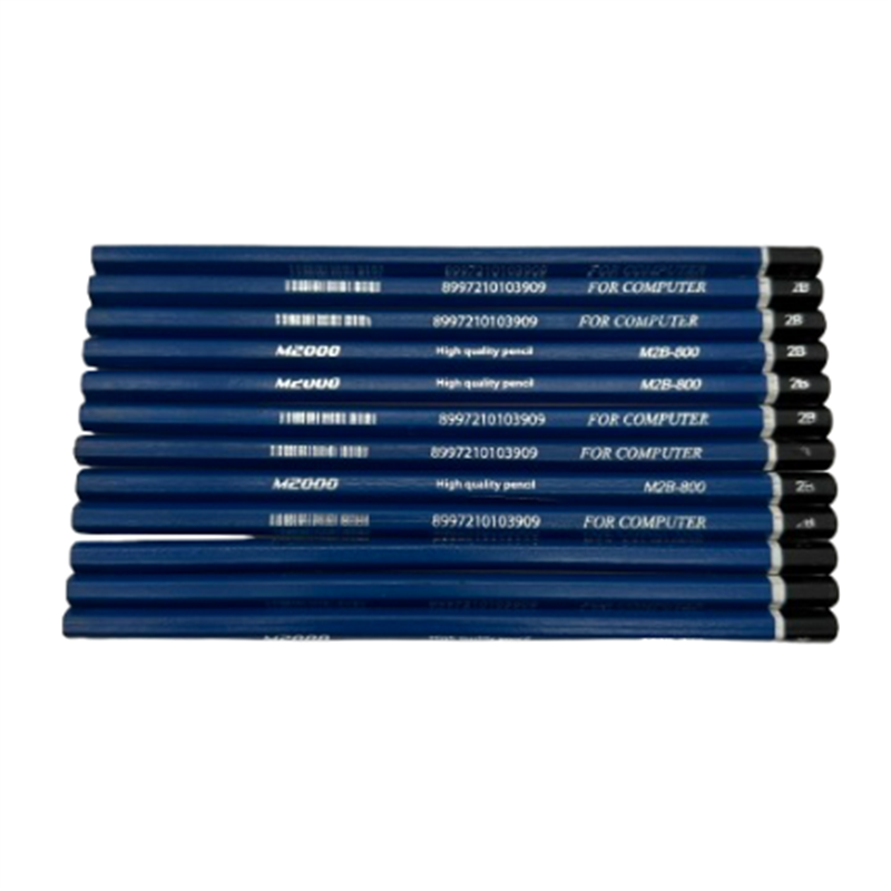 Customizable 2B HB Standard Pencils Classic Design Made from High Quality Materials Resistant to Breakage Hexagonal Shape