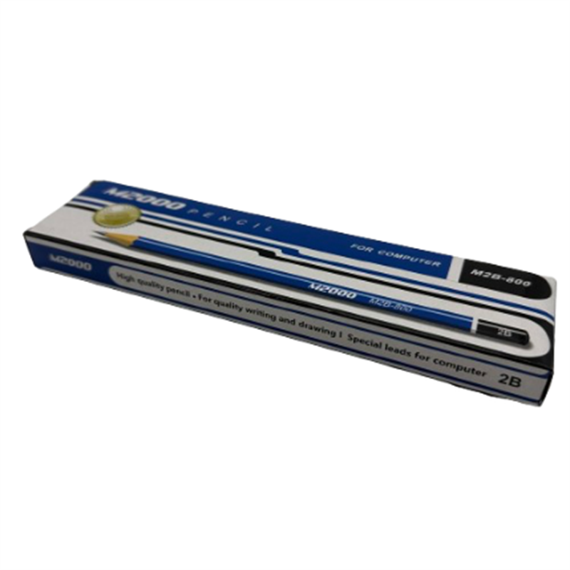 Customizable 2B HB Standard Pencils Classic Design Made from High Quality Materials Resistant to Breakage Hexagonal Shape
