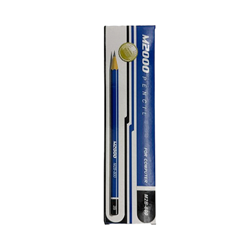 Customizable 2B HB Standard Pencils Classic Design Made from High Quality Materials Resistant to Breakage Hexagonal Shape