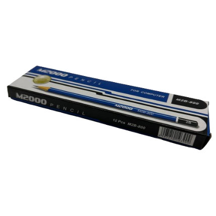 Customizable 2B HB Standard Pencils Classic Design Made from High Quality Materials Resistant to Breakage Hexagonal Shape