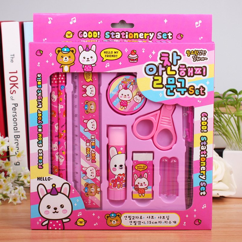 Creative Pencil Children's Stationery Set Gift Box School Supplies Primary School Activity Gift Factory Price