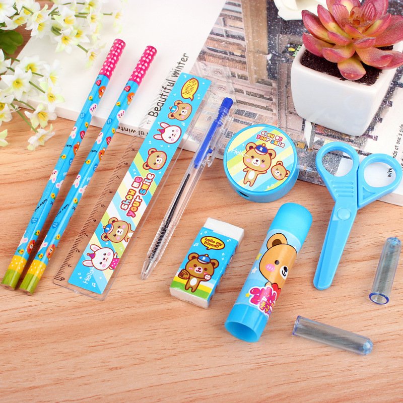 Creative Pencil Children's Stationery Set Gift Box School Supplies Primary School Activity Gift Factory Price
