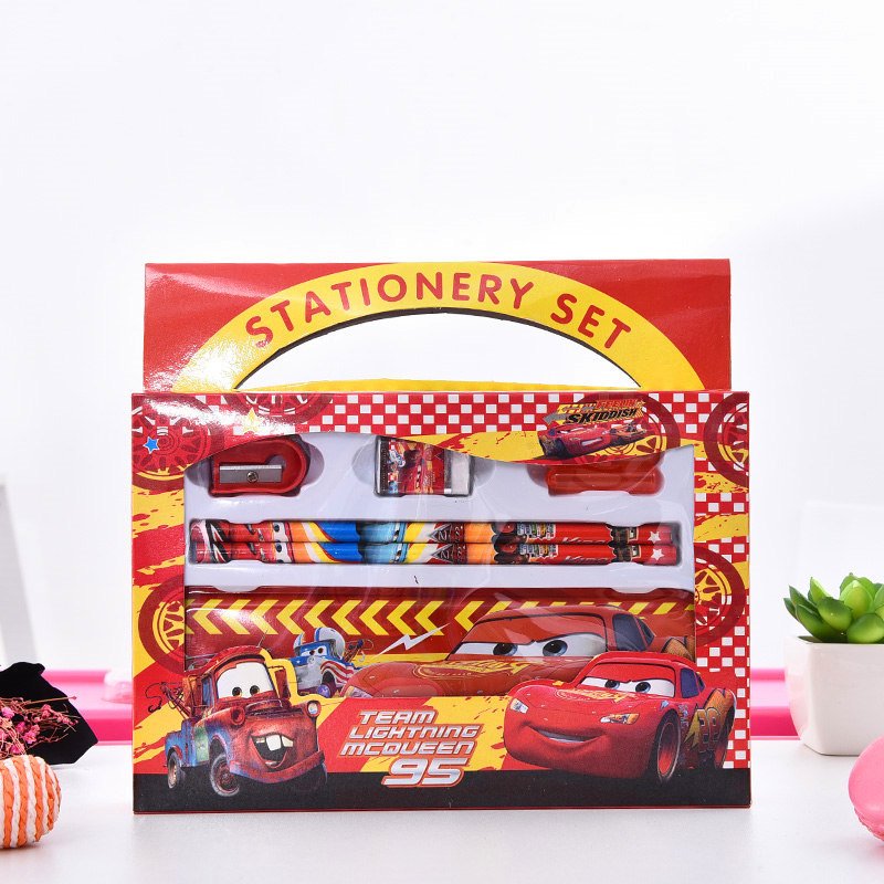 Cartoon pattern children's school supplies stationery set