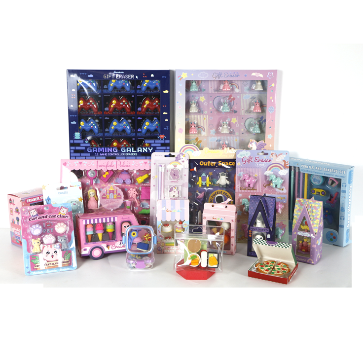 School Children's Creative Primary Prize Gift Box Crayons Whiteboard Pens Pencil Sharpener Eraser Rule Stationery Set Gift