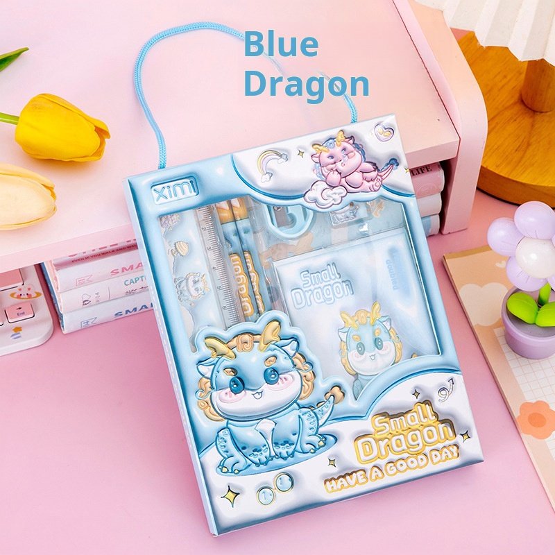 Children's gifts Student stationery set pencil case Kindergarten gift Animal school supplies pen case