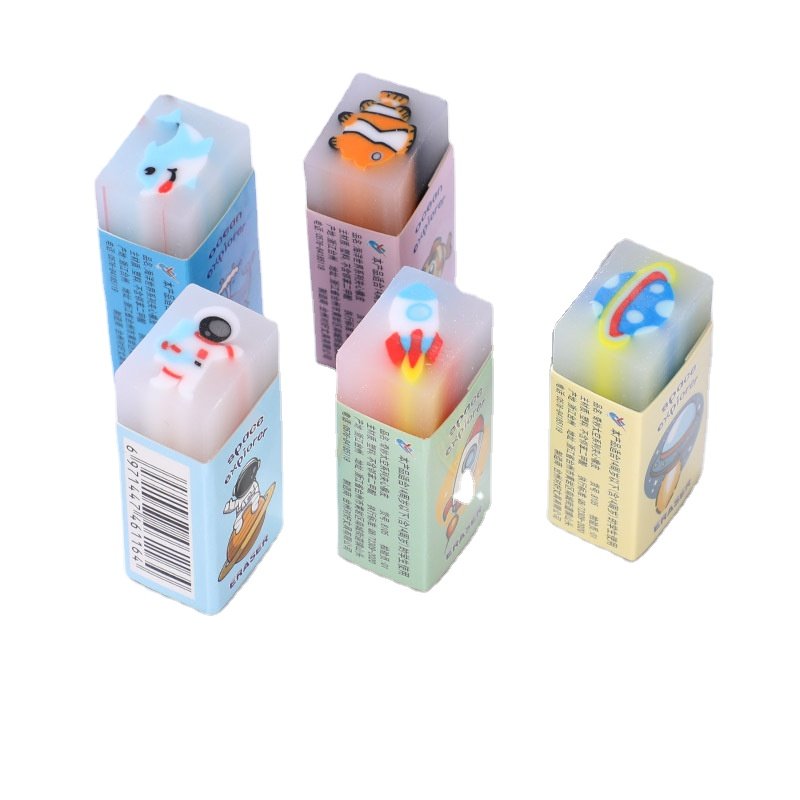 New Children's Cartoon Cuttable Eraser Clean and Multi functional Cuttable Eraser Primary School Kindergarten Prize