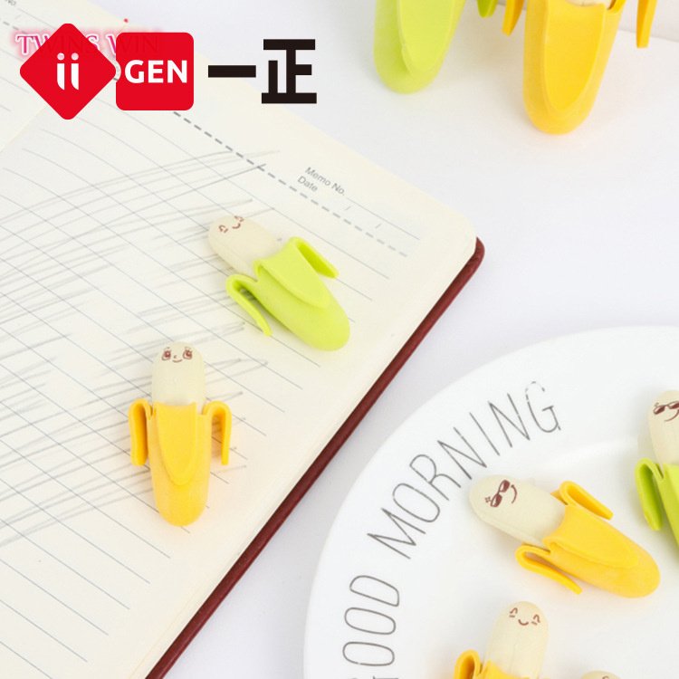 Kids Fancy Stationery Student Pencil Eraser Cute Cartoon Creative Fruit Banana Eraser 716