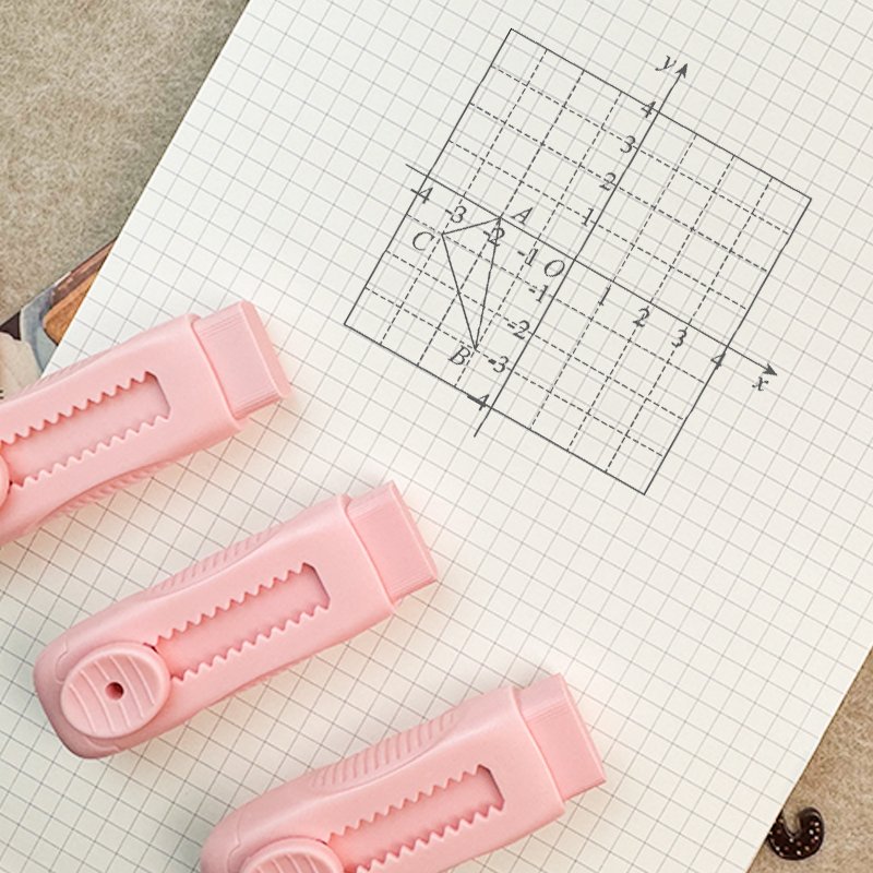 KOMI pink retractable erasers wholesale children's pencil eraser set for kids school supplies beautiful cute silgi custom logo