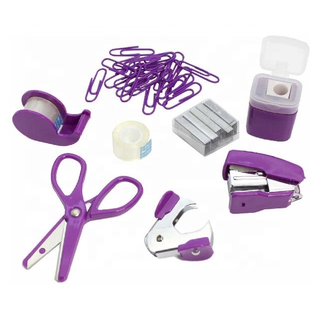 New Design School Office Supplies Mini Stationery Sets With Transparent Box