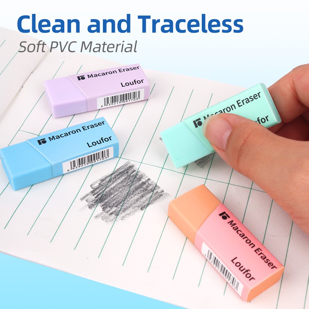 Rubber Eraser Factory Promotion Kids Gift Novelty With Custom Logo 2B Pencil Rubber Eraser
