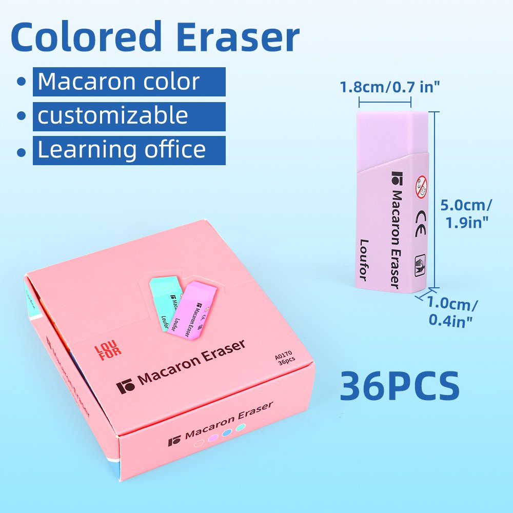 Rubber Eraser Factory Promotion Kids Gift Novelty With Custom Logo 2B Pencil Rubber Eraser