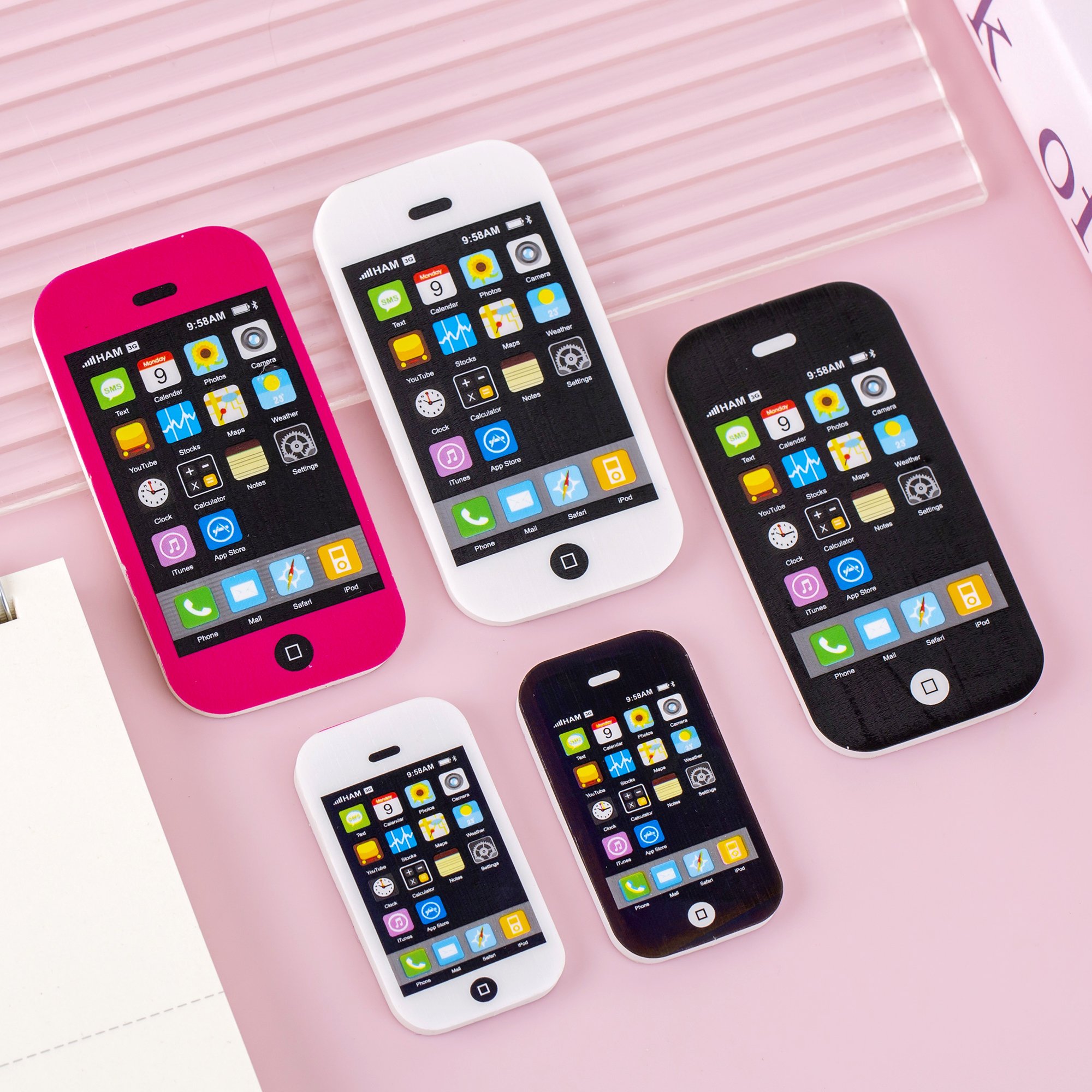 new product ideas 2024 wholesale eraser for kids high quality creative fancy special cute phone children's erasers