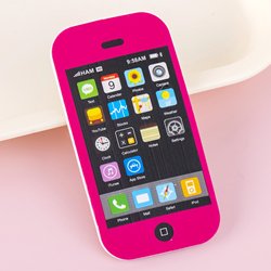 big phone eraser-red