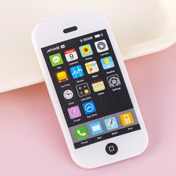 big phone eraser-white