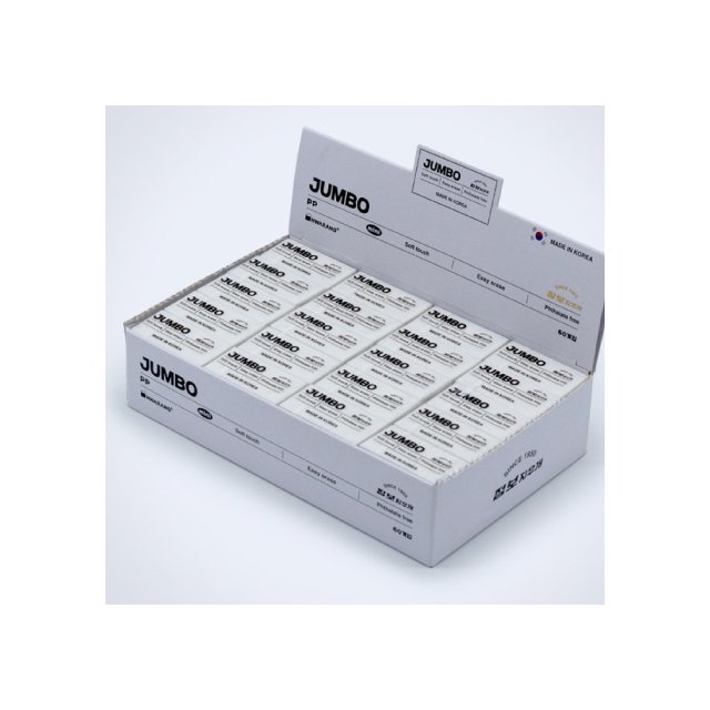 JUMBO PP Color Soft eraser Children's rubber stationery School office supplies Creative eraser Made in Korea