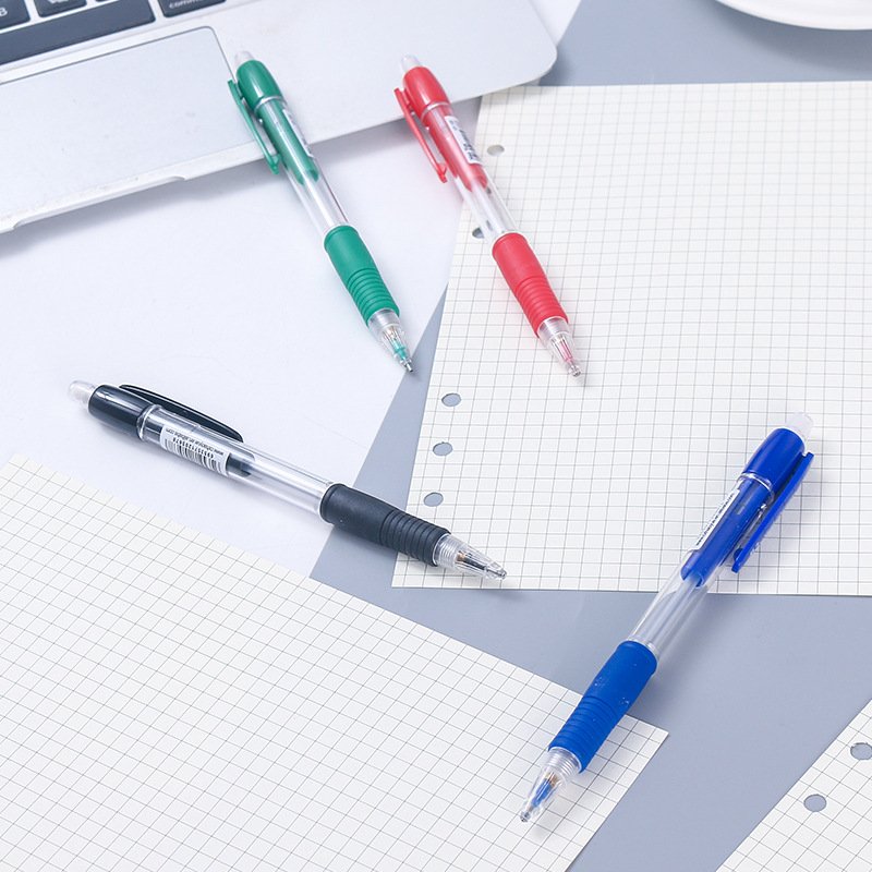 Kids Writing Plastic Eraser Pencil Custom Pastel Mechanical Pencil with Soft Rubber Grip