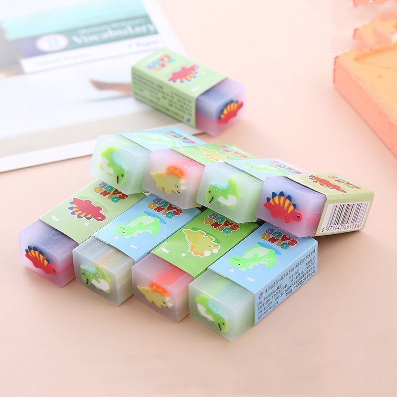 School Cartoon PVC Eraser Magic Eraser Cute Animal Office Stationery Pencil Eraser