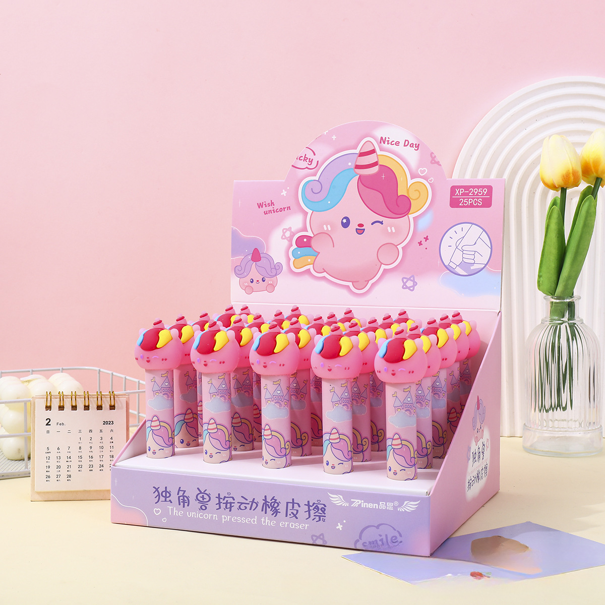School Stationery Telescopic Eraser Cartoon Animal Shaped Children's Eraser Pencil Font Cutaway Stationery Supplies