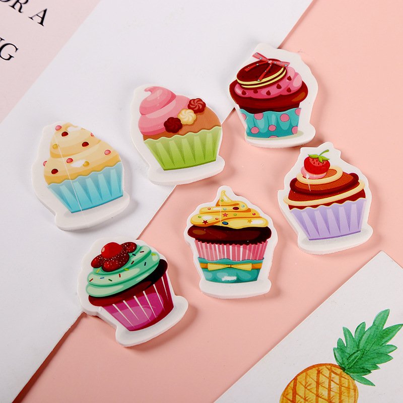 Creative Cartoon Children's Colorful Erasers Fun Stationery Erasers Middle School Student Stationery for School Season