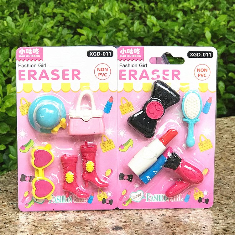 Creative cartoon Children's space modeling rubber suit cute detachable eraser stationery gift for school students