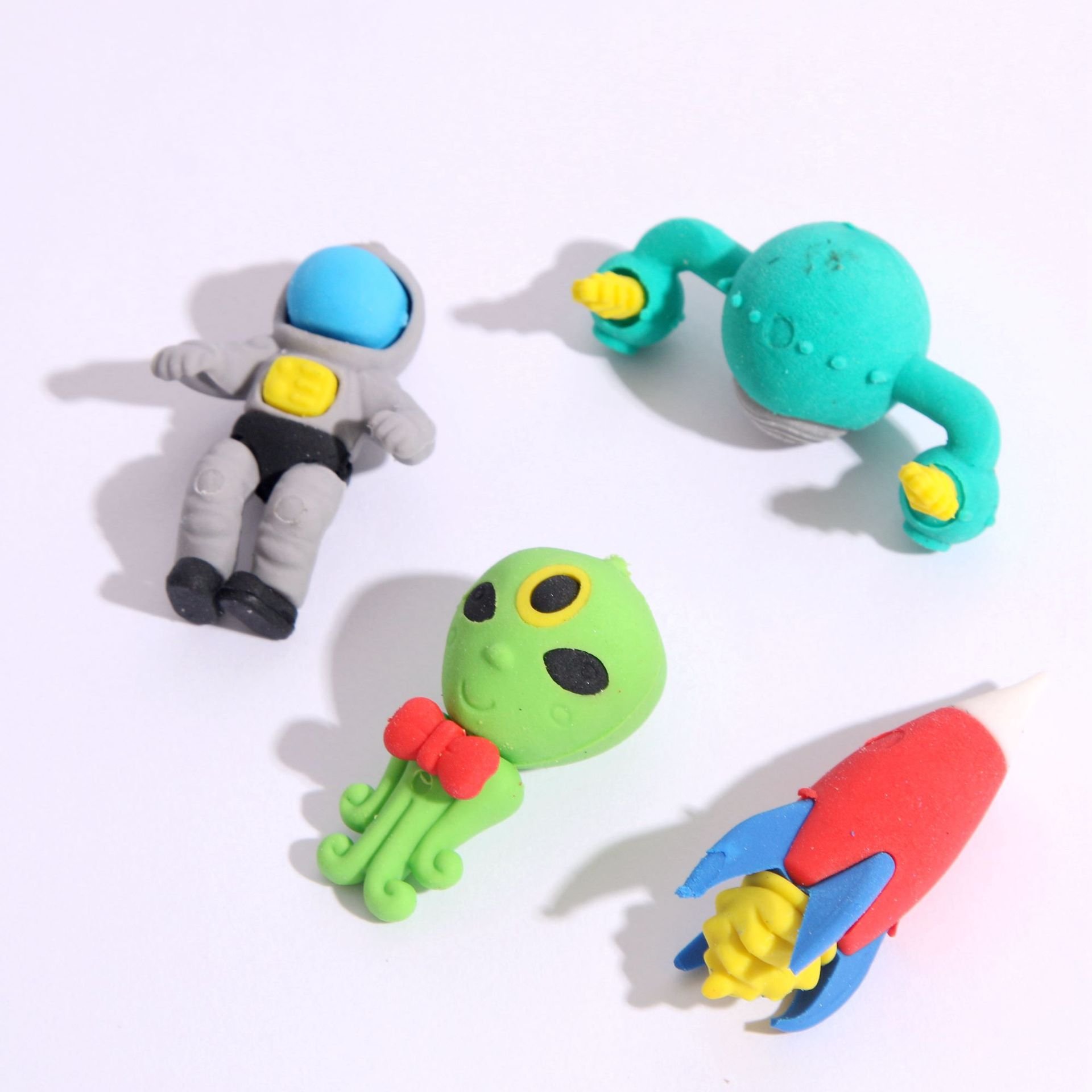 Children's Eraser Stationery set Eraser cartoon Creative stationery Space eraser prizes for elementary school students
