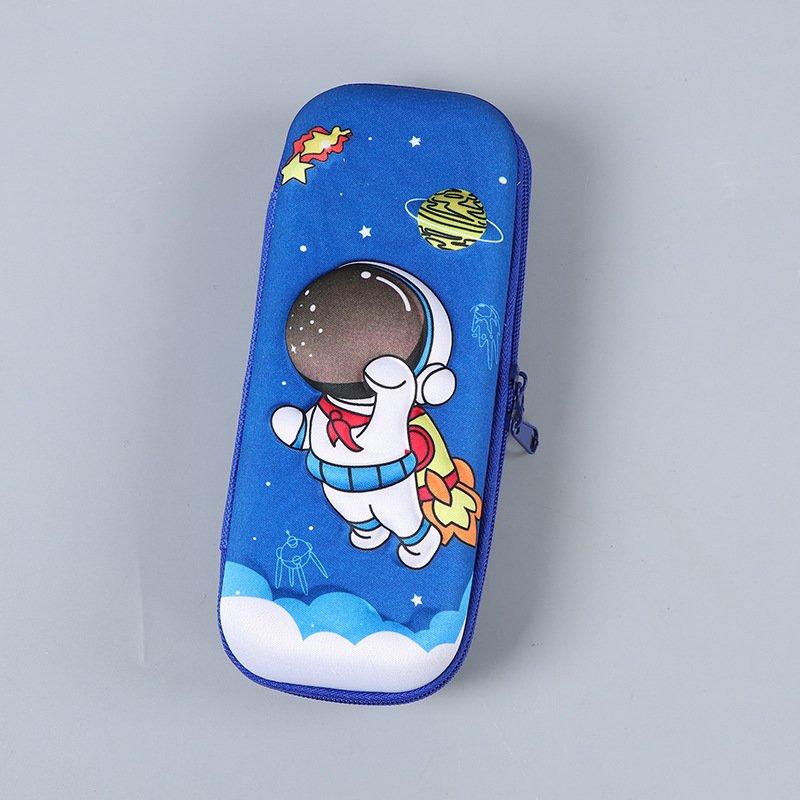 Hot-selling cute 3D three-dimensional pencil case primary school cartoon waterproof anti-fall large capacity pencil pen bag