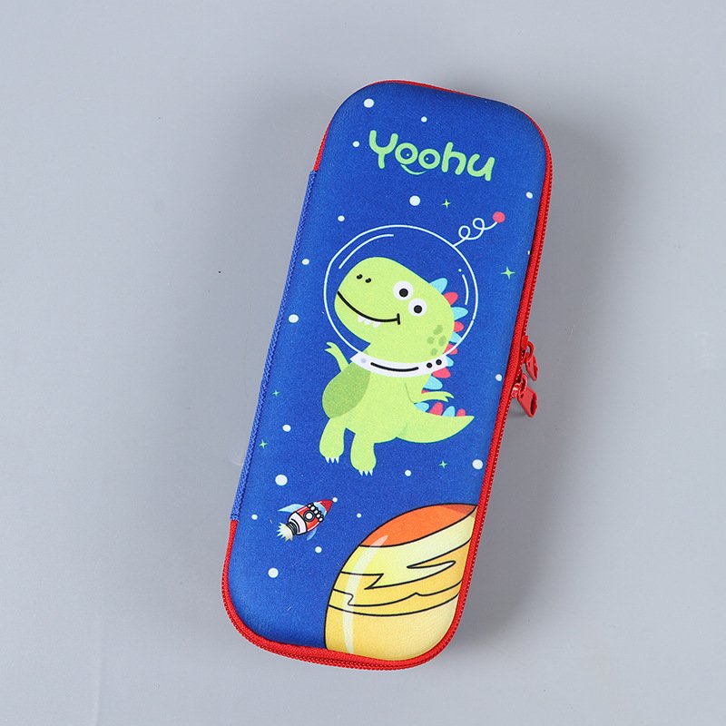 Hot-selling cute 3D three-dimensional pencil case primary school cartoon waterproof anti-fall large capacity pencil pen bag