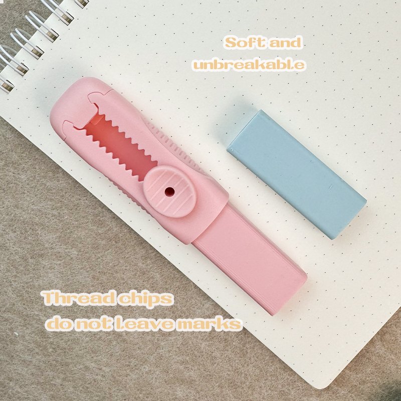 KOMI kawaii retractable erasers wholesale children's pencil eraser set for kids school supplies beautiful cute silgi custom logo