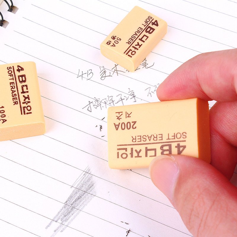 Wholesale price 4B eraser, 100A,school art drawing children's pencil rubber eraser, study and office supplies