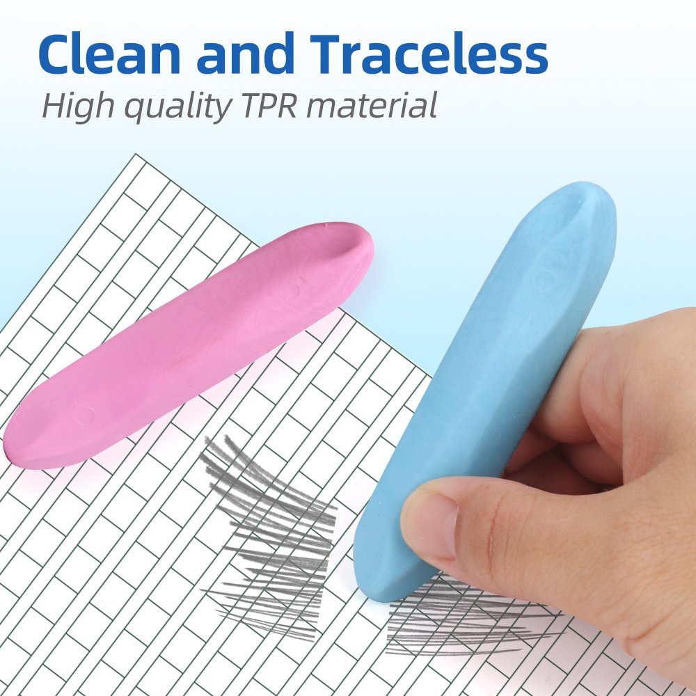 Wholesale Customizable Rubber Pencil Eraser For Children Magic Kawaii Cute Eraser Set For School Stationary