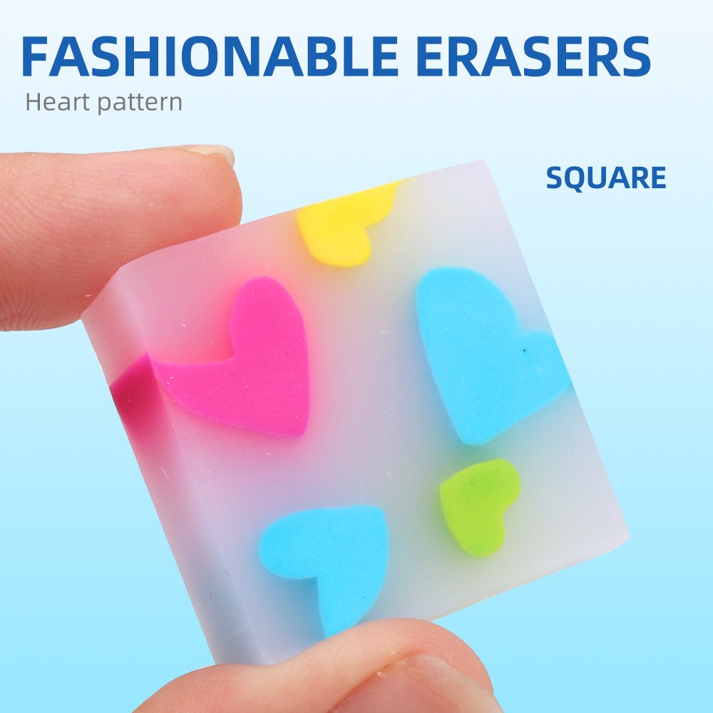 Stationery supply for school Gift Candy Color Eraser Supplies