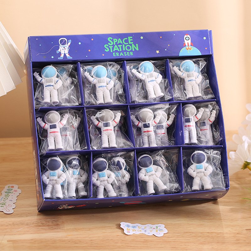 Creative Astronaut Erasers Astronaut Erasers Award Elementary School Students Erasers Clean Without Marks Kindergarten Gift