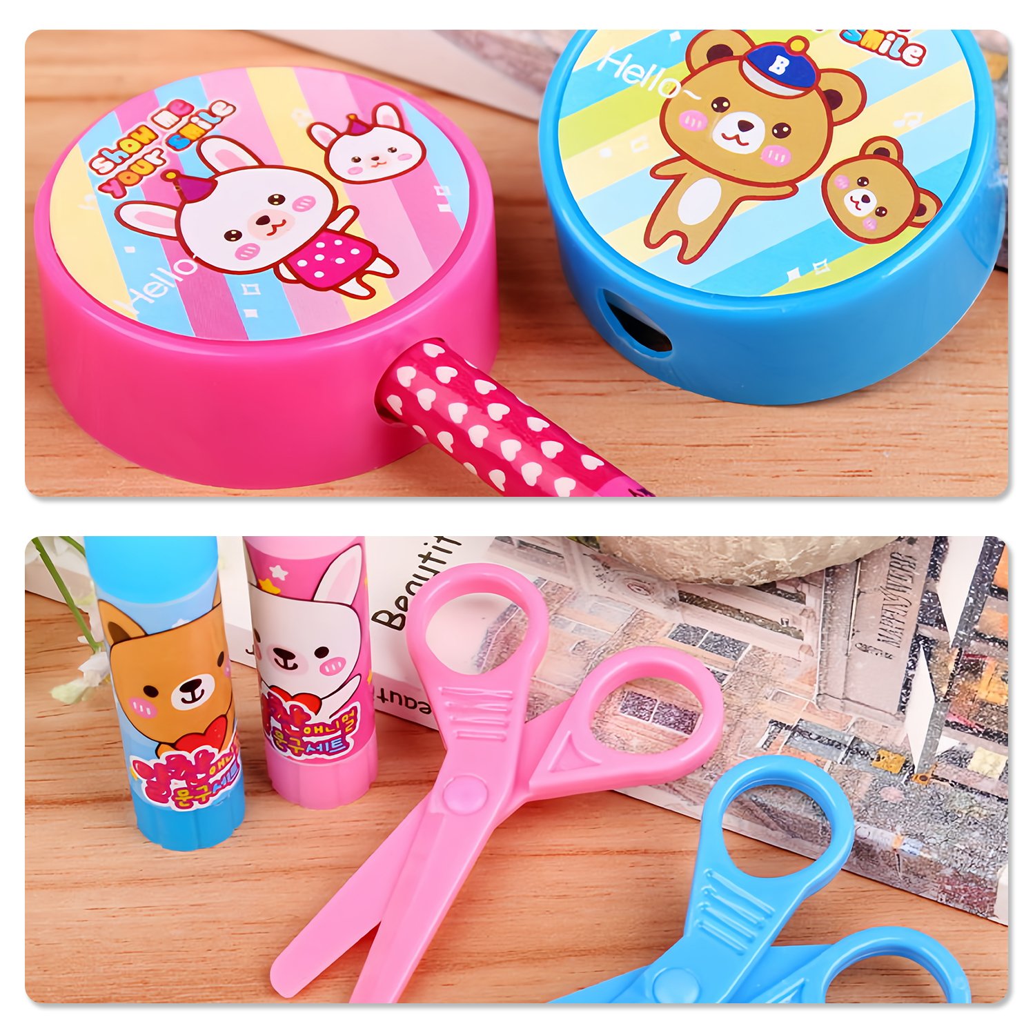 10-piece stationery set gift box cartoon children's kindergarten gifts primary stationery set for school prizes supplies
