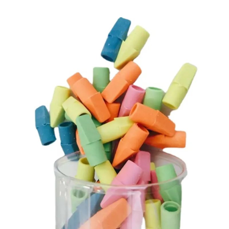 High Quality Cute School Pencil Eraser Soododo 3D Pencil Eraser Topper Shaped Eraser Stationery