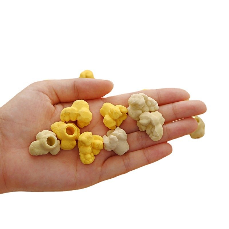 Popcorn Food Cartoon Soft Rubber Animal Shape Pencil Eraser For Children Cheap Wholesale School Stationery 3D Colorful Erasers