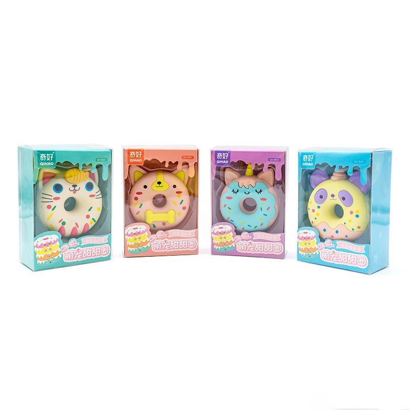 New pet Donut series removable children's school supplies cartoon eraser102