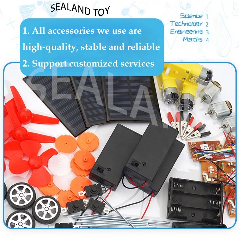 C-39 DlY Vacuum Cleaner Car Children's Handmade Sweeper Garbage Truck Steam Educational Equipment Primary Students Science Toys