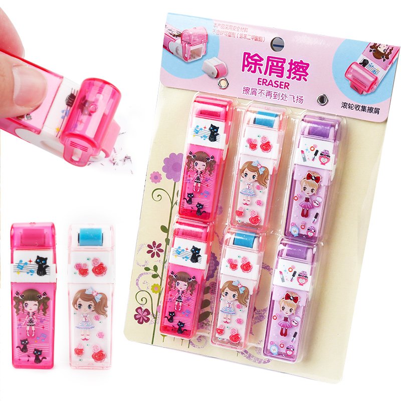 Newest cute eraser, OEM promotional custom shape eraser for office school pencil