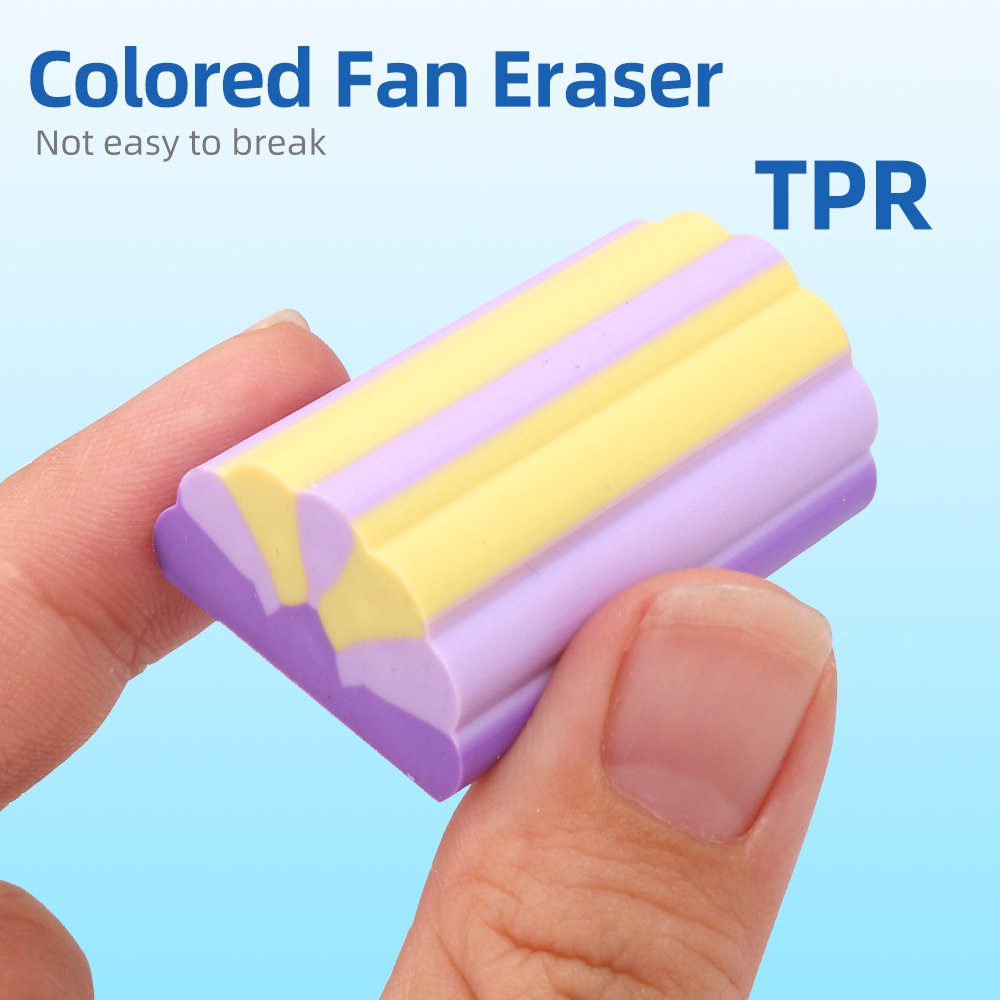Non Toxic Pencil Eraser for Children Rubber for School Kids