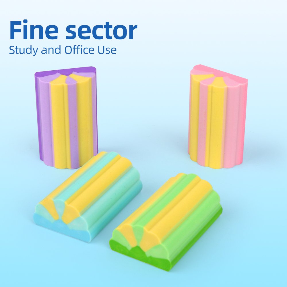 Non Toxic Pencil Eraser for Children Rubber for School Kids