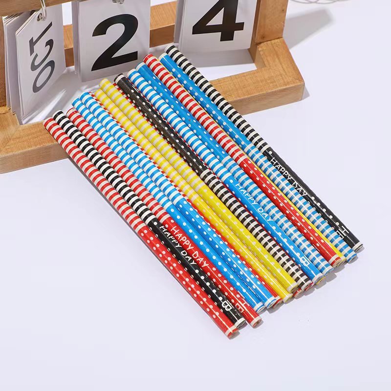 Wholesale HB pencils and eraser pencil kit cute school pencil set for Christmas school supplies student stationery